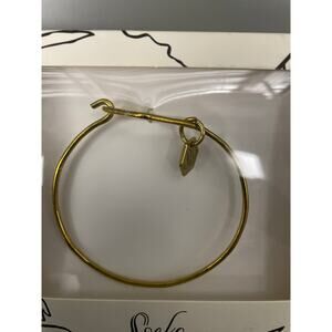 Sseski Brave Bangle Bracelet Goldtone